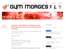 Tablet Screenshot of gymmorges.ch